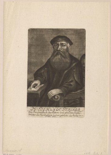 Portrait of Sigmund Stromer von Reichenbach