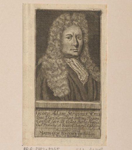 Portrait of Georg Adam Struve