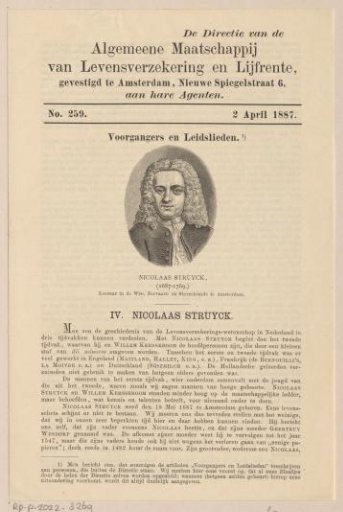 Portrait of Nicolaas Struyck