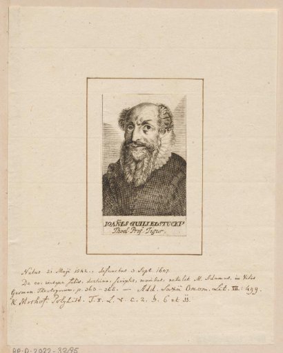 Portrait of Johann Wilhelm Stucki