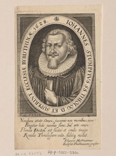 Portrait of Johannes Stumpf at the age of 39