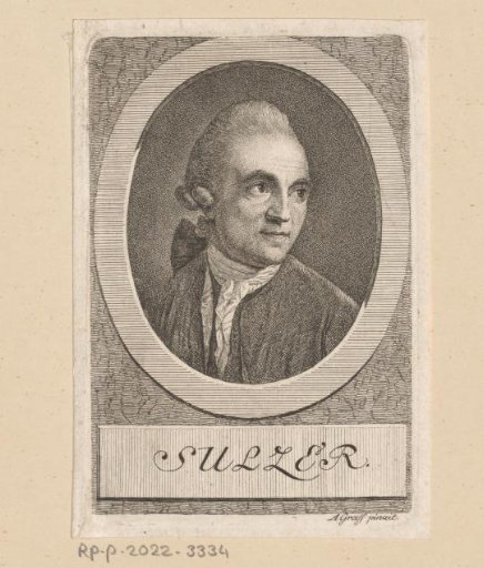 Portrait of Johann Georg Sulzer