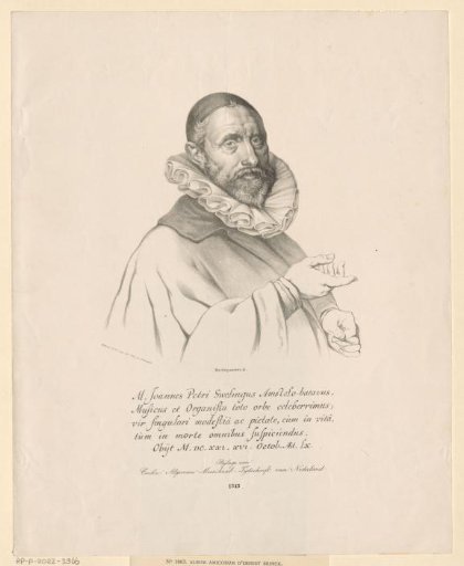 Portrait of Jan Pieterszoon Sweelinck