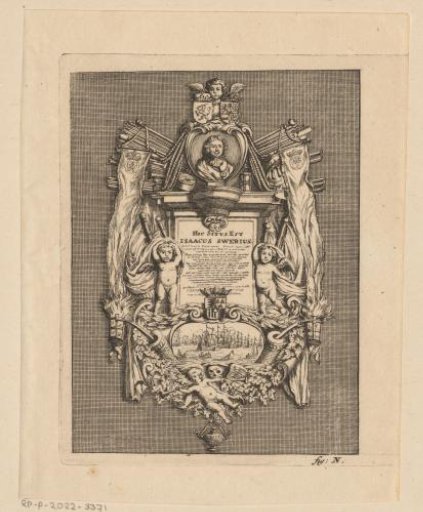 Memorial Stone for Isaac Sweers in the Oude Kerk, Amsterdam