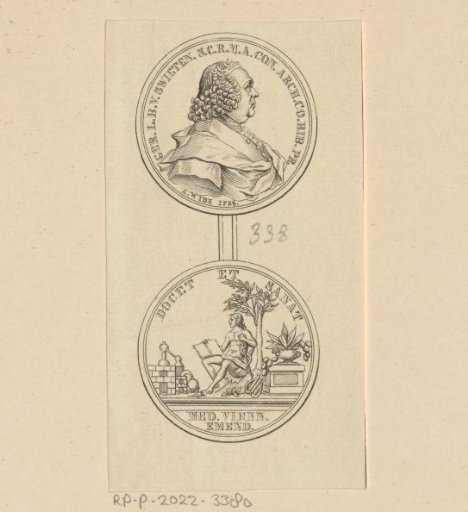 Medal with the Portrait of Gerard van Swieten