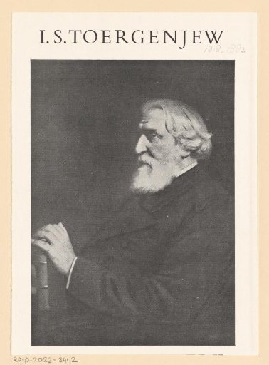 Portrait of Ivan Sergejevitsj Turgenev