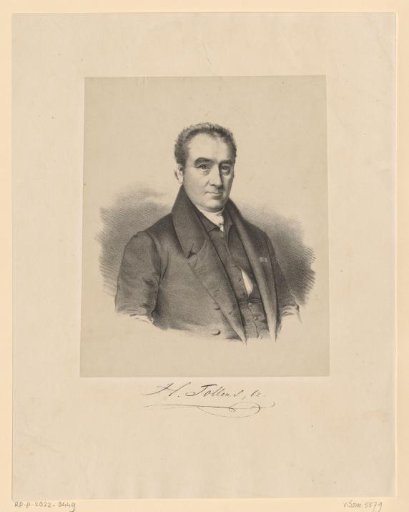 Portrait of Hendrik Tollens