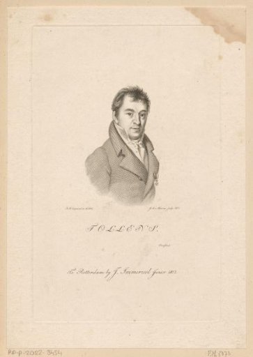 Portrait of Hendrik Tollens