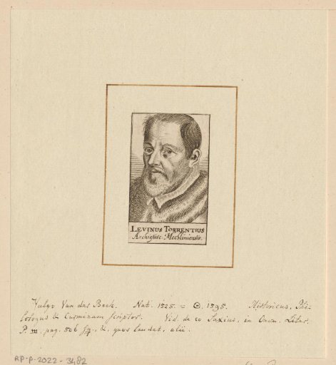Portrait of Laevinus Torrentius
