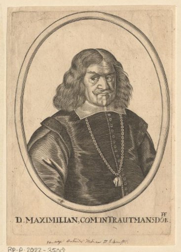 Portrait of Maximilian von Trauttmansdorff