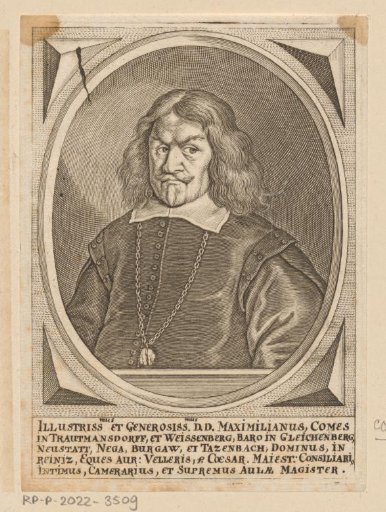 Portrait of Maximilian Trauttmansdorff