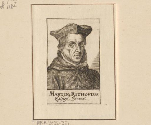 Portrait of Martinus Riethovius