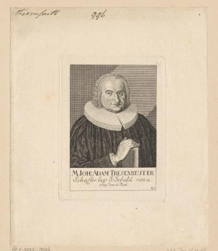 Portrait of Johann Adam Tresenreuter