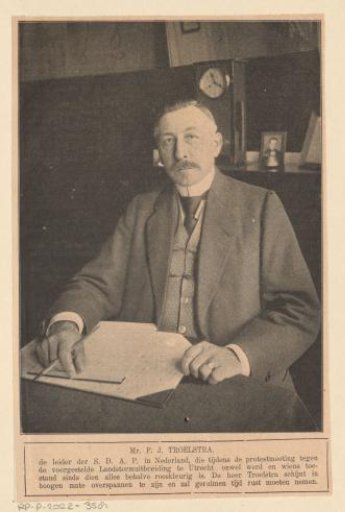 Portrait of Pieter Jelles Troelstra