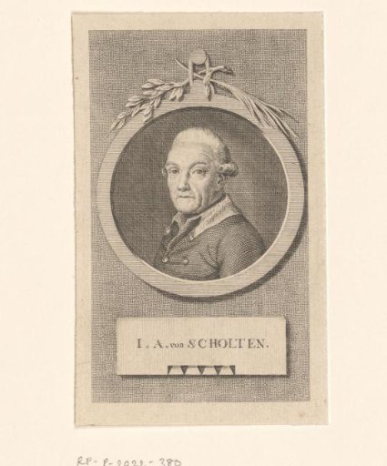Portrait of Johann Anton Andreas von Scholten