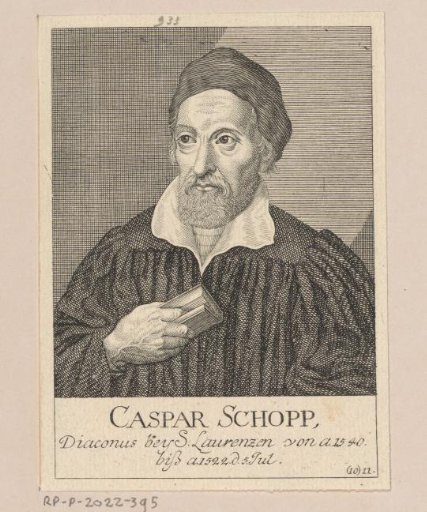 Portrait of Caspar Schopp