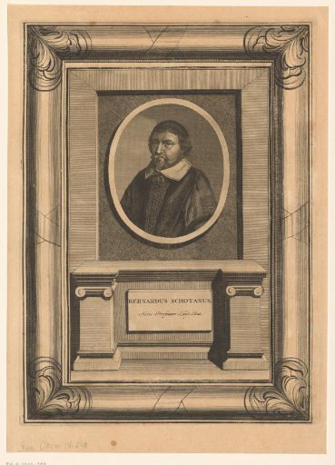 Portrait of Bernardus Schotanus