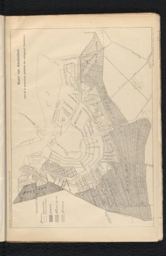 Map of Amsterdam with the Surrounding Municipalities to be Annexed