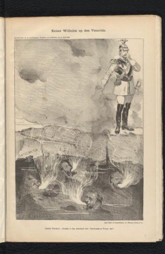 Emperor Wilhelm on the Vesuvius
