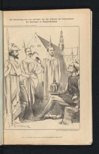 The Appointment of a Successor to Jhr. Schorer as Commissioner of the Queen in North Holland