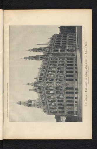 The New State Post and Telegraph Office in Amsterdam (architect C.H. Peters)