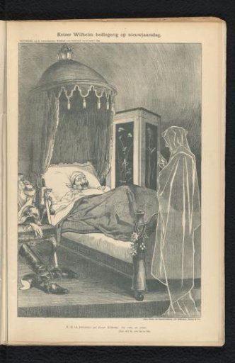 Emperor Wilhelm confined to bed on New Year's Day