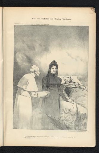 At the Deathbed of King Umberto