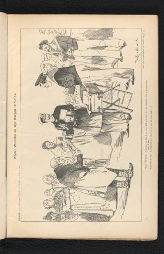 Emperor Wilhelm and his troops in China