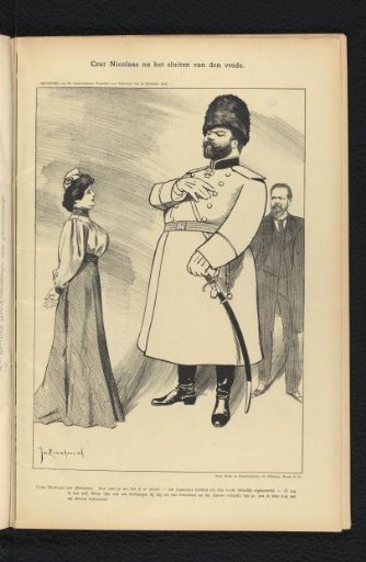 Tsar Nicholas After the Signing of the Peace
