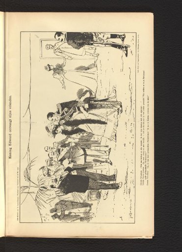 King Edward receiving his friends