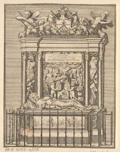 Tomb of Maarten Harpertszoon Tromp in the Old Church in Delft