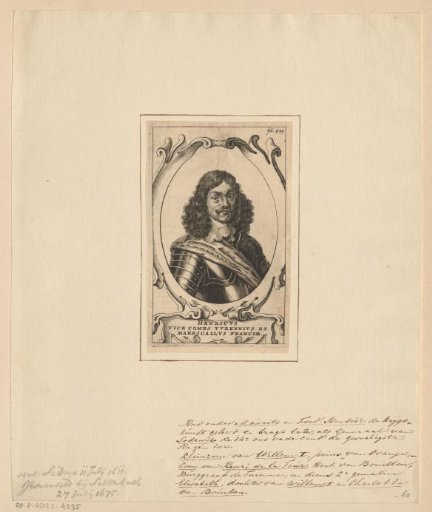 Portrait of Henri de La Tour d'Auvergne