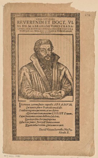 Portrait of Abraham Ulrich