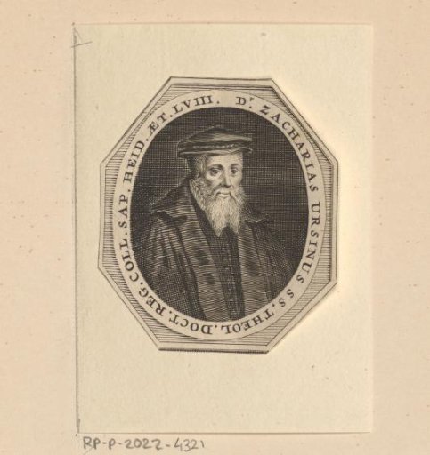 Portrait of Zacharius Ursinus at the age of 58
