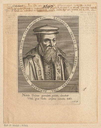 Portrait of Zacharias Ursinus