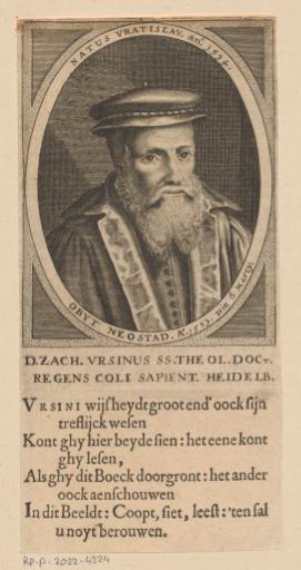 Portrait of Zacharias Ursinus