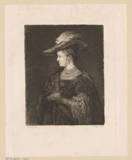 Portrait of Saskia van Uylenburgh