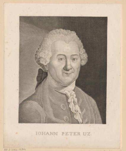Portrait of Johann Peter Uz