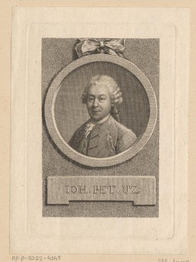 Portrait of Johann Peter Uz