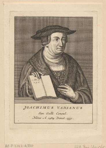 Portrait of Joachim von Watt