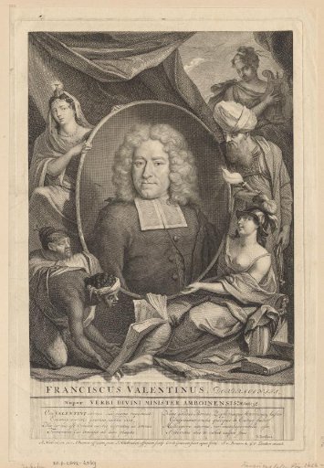 Portrait of François Valentijn at the age of 58