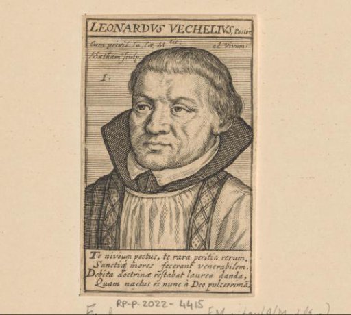Portrait of Leonard Vechel