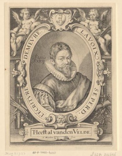 Portrait of Jan van de Velde I at the age of 36