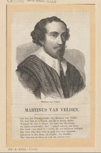 Portrait of Martinus van Velden