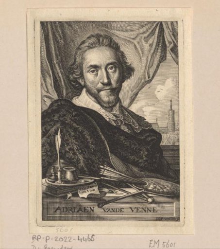 Portrait of Adriaen Pietersz. van de Venne