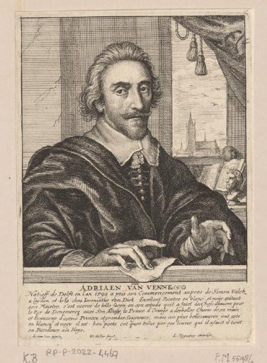 Portrait of Adriaen Pietersz. van de Venne
