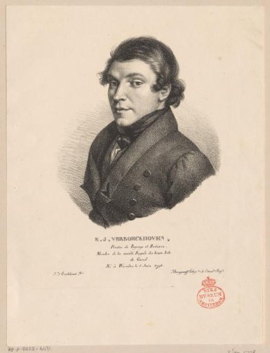 Portrait of Eugène Verboeckhoven