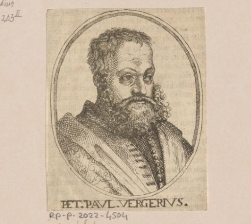 Portrait of Pietro Paolo Vergerio