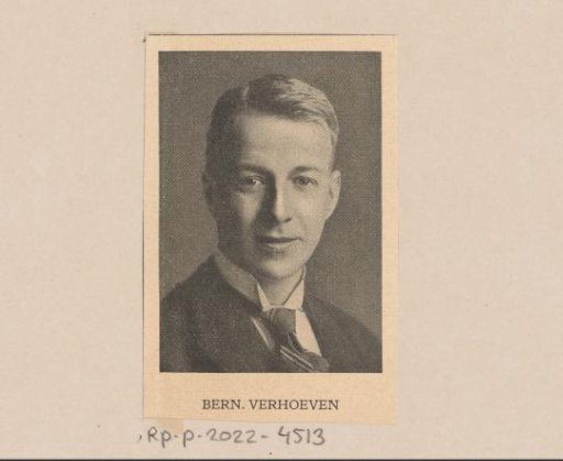 Portrait of Bernard Verhoeven
