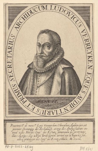 Portrait of Lodewijk Verreyken at the age of 56
